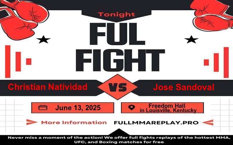 Christian Natividad vs Jose Sandoval