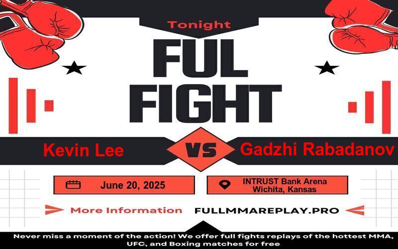 Kevin Lee vs Gadzhi Rabadanov
