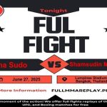 Takuma Sudo vs Shamsudin Magomedov