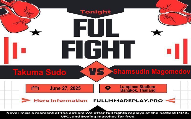 Takuma Sudo vs Shamsudin Magomedov