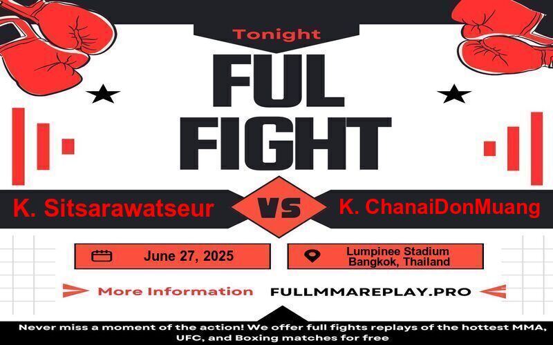 K. Sitsarawatseur vs K. ChanaiDonMuang