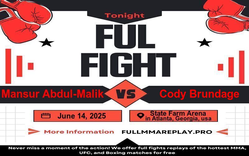 Mansur Abdul-Malik vs Cody Brundage