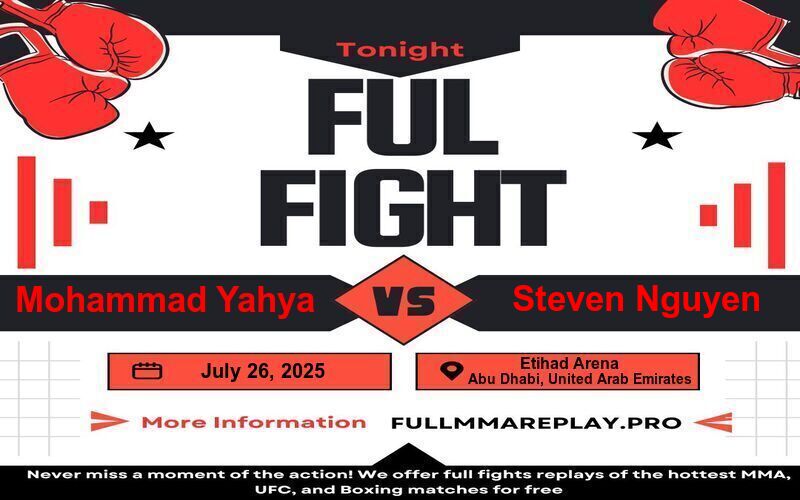 Mohammad Yahya vs Steven Nguyen
