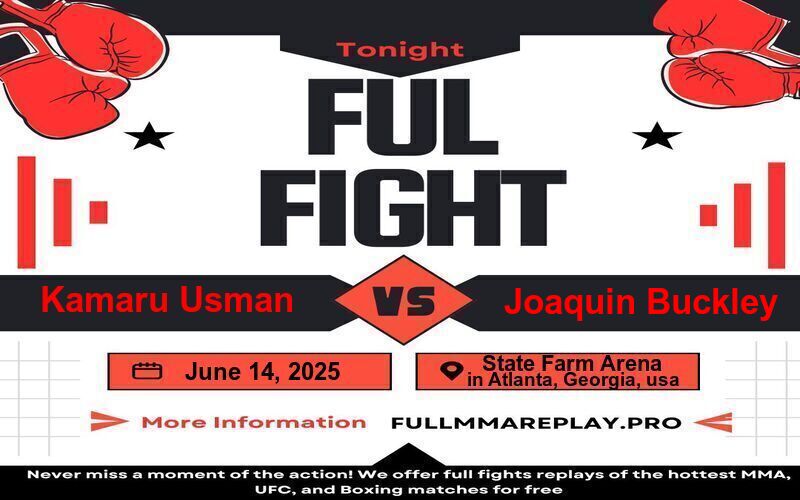 Kamaru Usman vs Joaquin Buckley