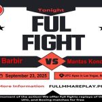 Djani Barbir vs Mantas Kondratavičius