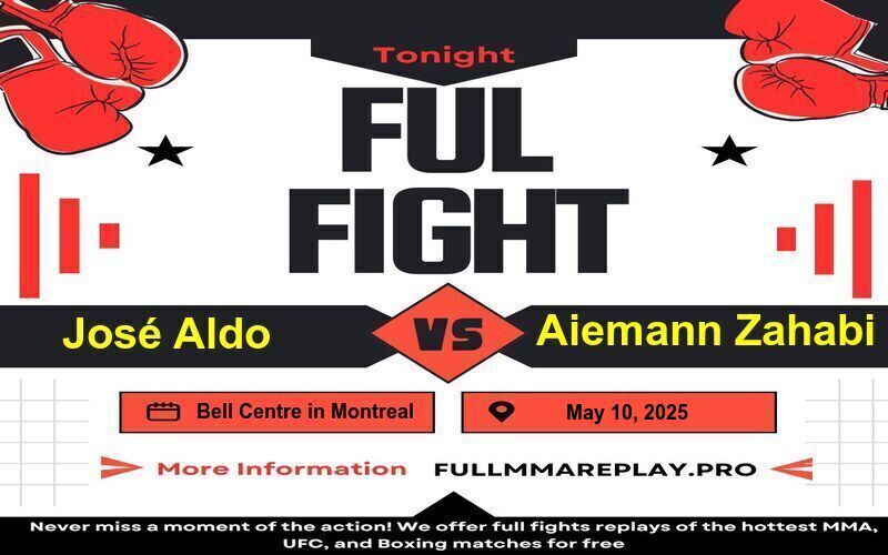 José Aldo vs Aiemann Zahabi