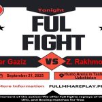 Alisher Gaziz vs Z. Rakhmonzhonov