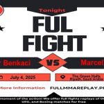 Moktar Benkaci vs Marcel Adur