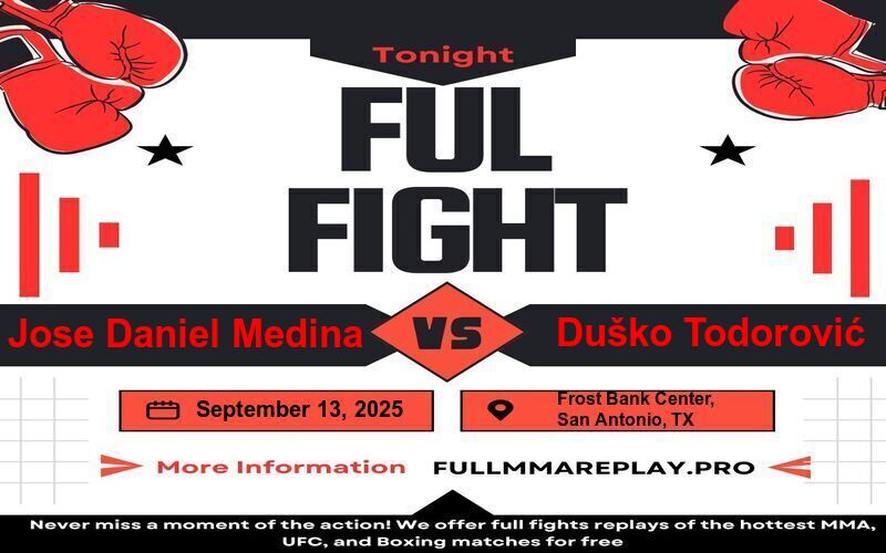 Jose Daniel Medina vs Duško Todorović