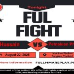Ubaid Hussain vs Petnakian Phuyaiyunan
