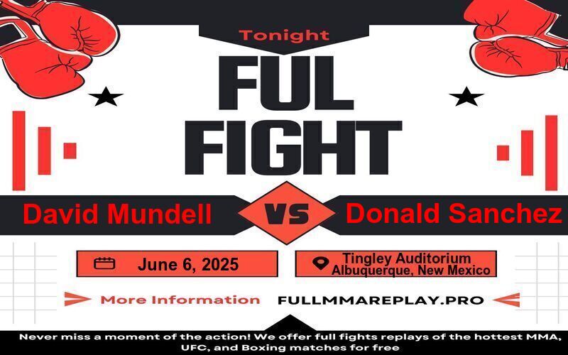 David Mundell vs Donald Sanchez