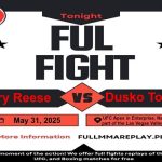 Zachary Reese vs Dusko Todorovic