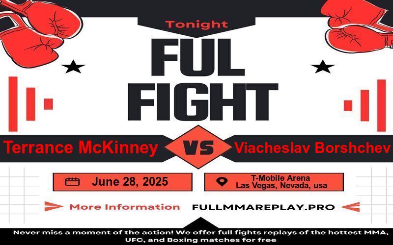 Terrance McKinney vs Viacheslav Borshchev