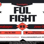 Asu Almabayev vs Jose Ochoa