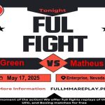 Gabe Green vs Matheus Camilo