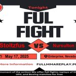 Dustin Stoltzfus vs Nursulton Ruziboev