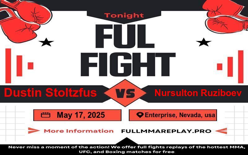 Dustin Stoltzfus vs Nursulton Ruziboev