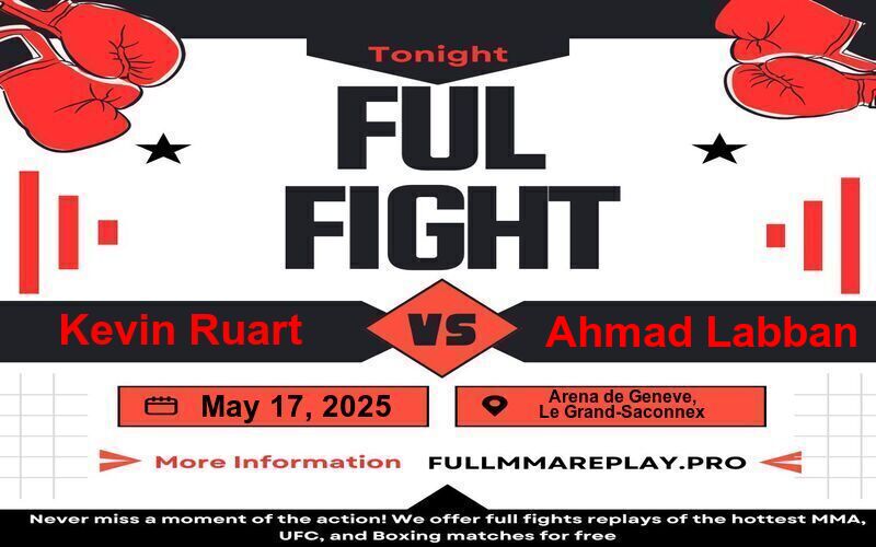 Kevin Ruart vs Ahmad Labban