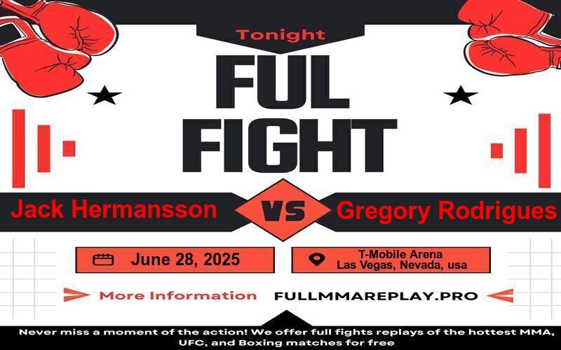 Jack Hermansson vs Gregory Rodrigues