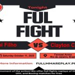 Jafel Filho vs Clayton Carpenter