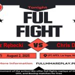 Mateusz Rębecki vs Chris Duncan